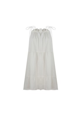 Azha Beyaz Mini Elbise