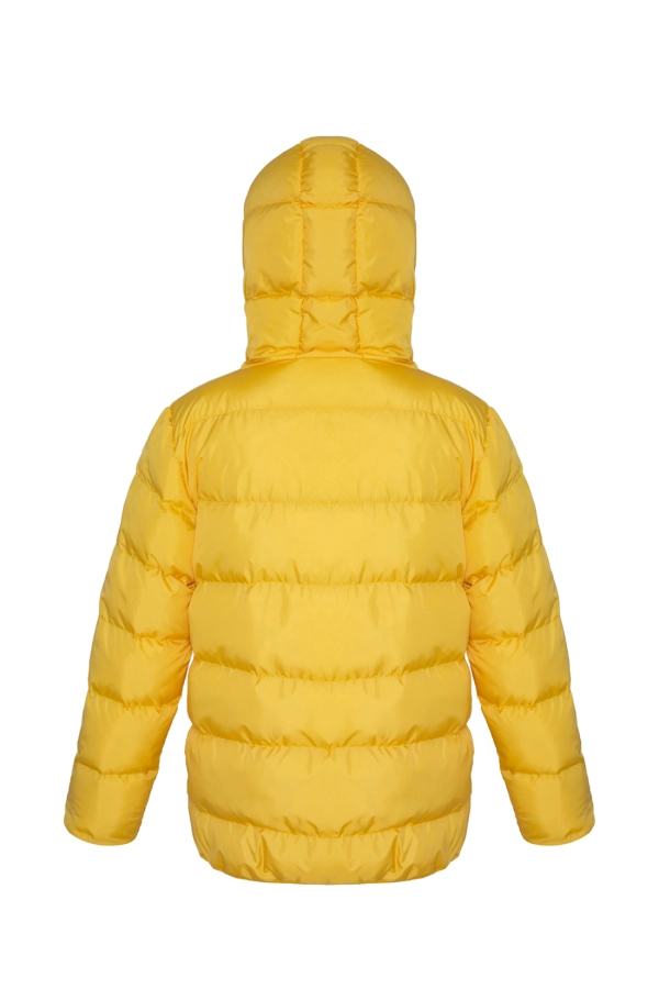 Orta Boy Sarı Şişme Mont