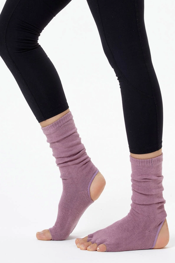 Gül Kurusu Bilekli Yoga & Pilates Çorabı