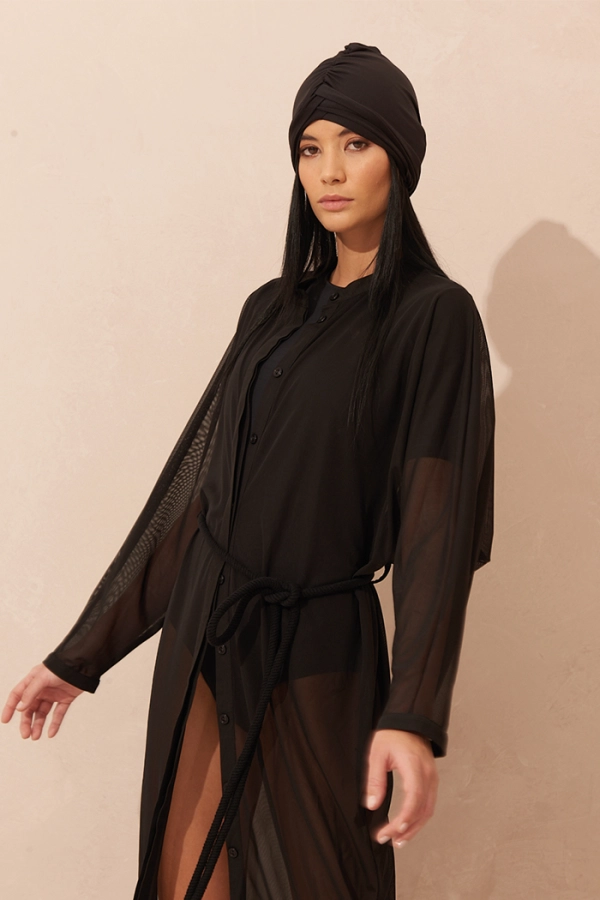 Nadine Siyah Kimono
