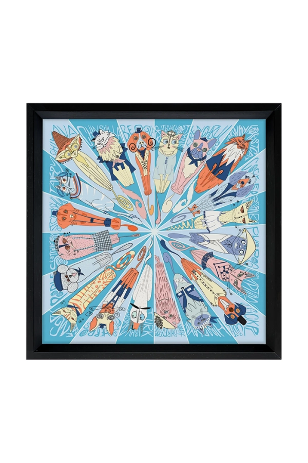 True Friends Blue Fine Art Baskı