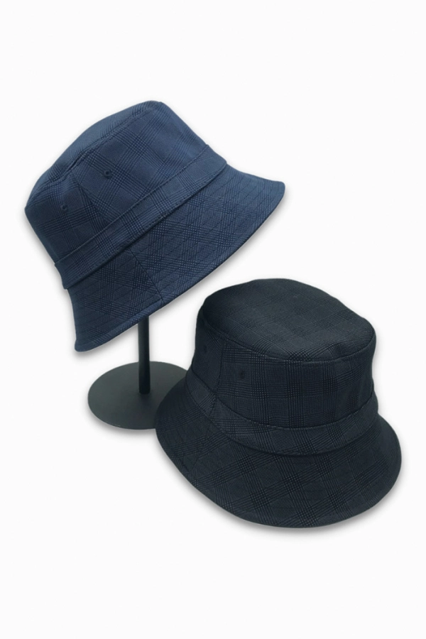 Black City Ekose Unisex Bucket Şapka