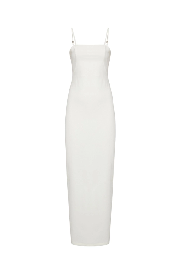 Hera Long Tube Beyaz Elbise