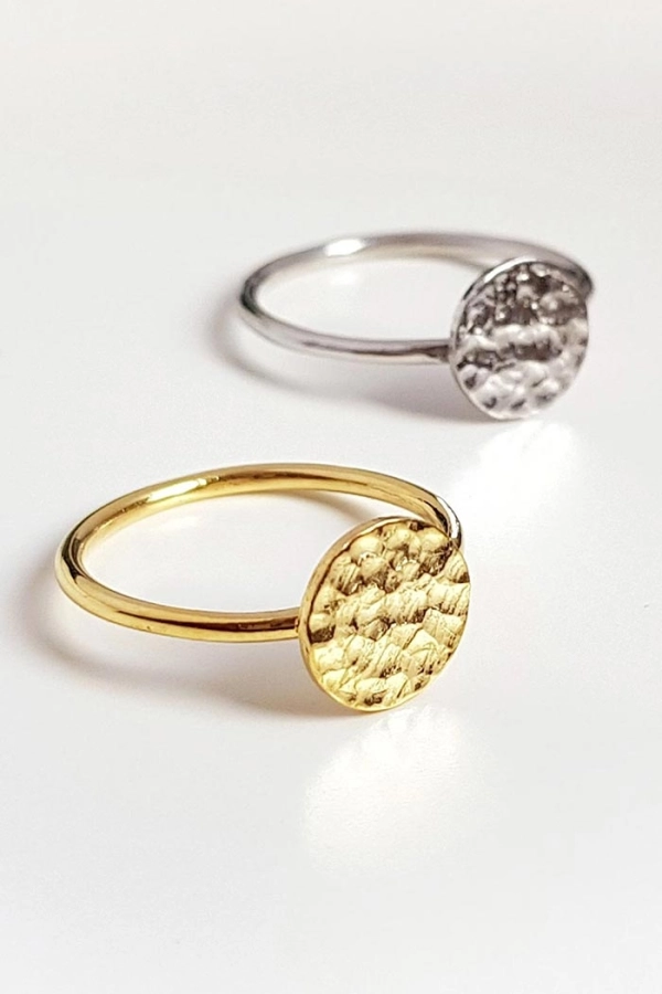 Diamond O Gümüş Yüzük