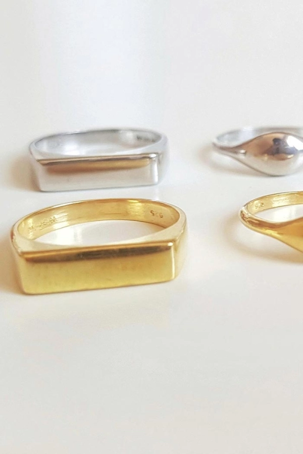 Rec Pinky Gümüş Yüzük