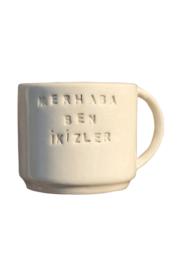 El Yapımı Seramik Burç Kupası - Merhaba Ben İkizler
