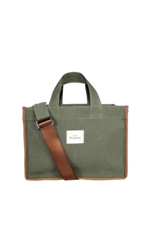 Hishi Rj Tote Bag Koyu Khaki Çanta