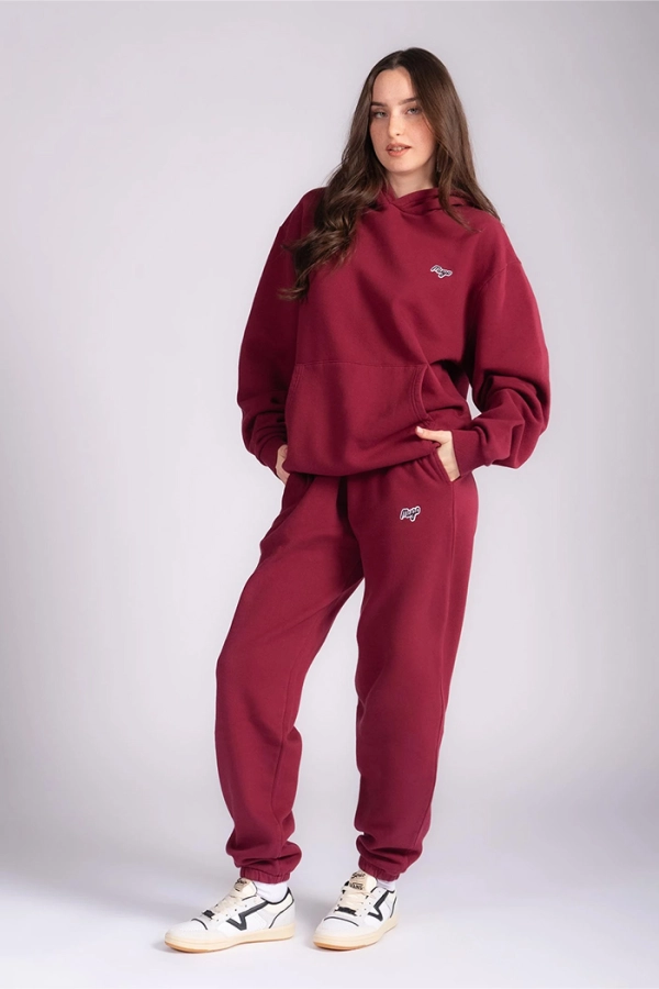 MUGO Bordo Basic Unisex Hoodie