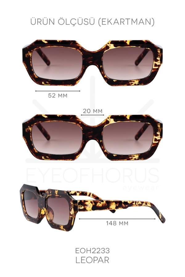 EOH2233 LEOPAR KADIN GÜNEŞ GÖZLÜĞÜ