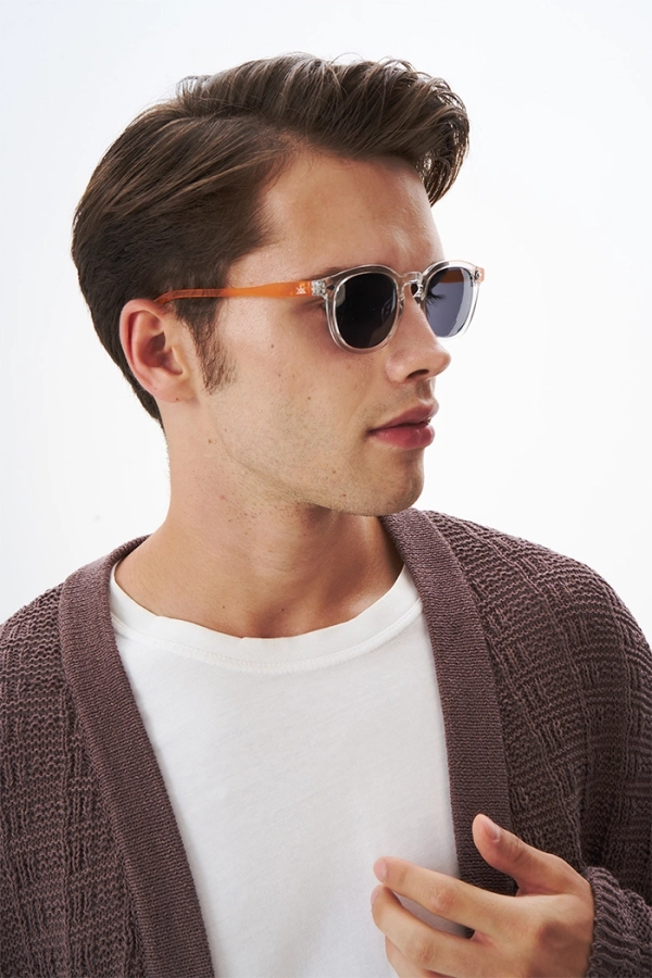 ŞEFFAF TURUNCU UNISEX GÜNEŞ GÖZLÜK