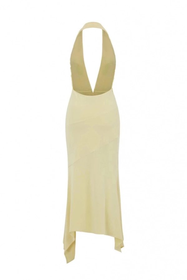 Alicia Tereyağı Sarısı Elbise