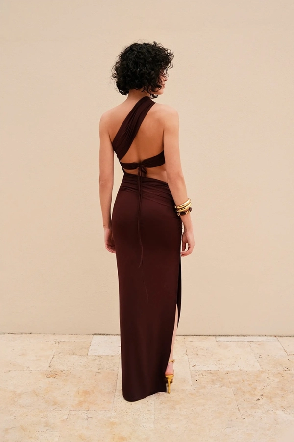 Ola Low-cut Long Dress