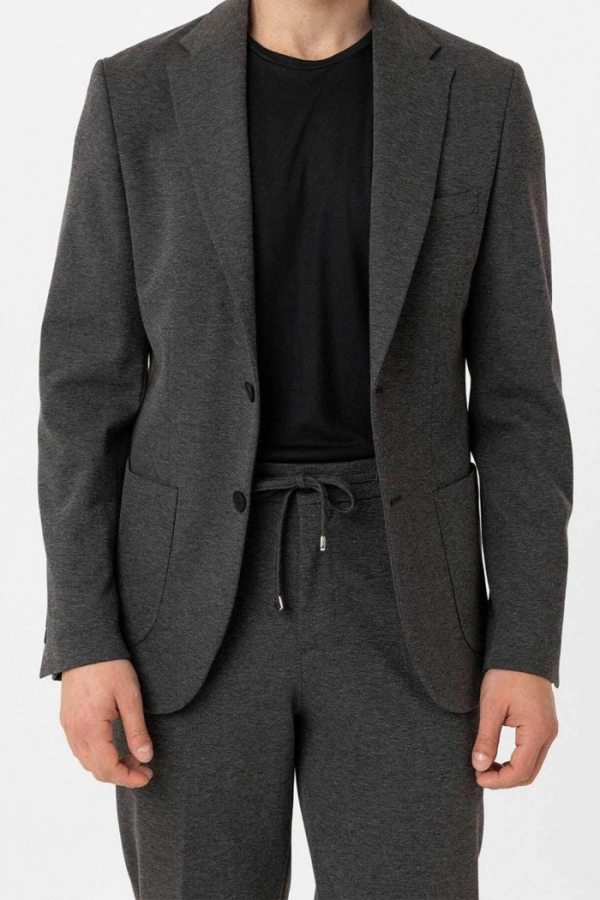 Antrasi̇t Renk Rahat Kesim Örme Pant