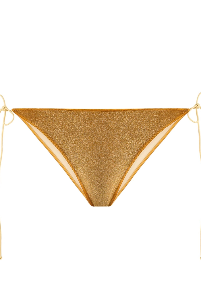 Tina Altın Simli Bikini Altı