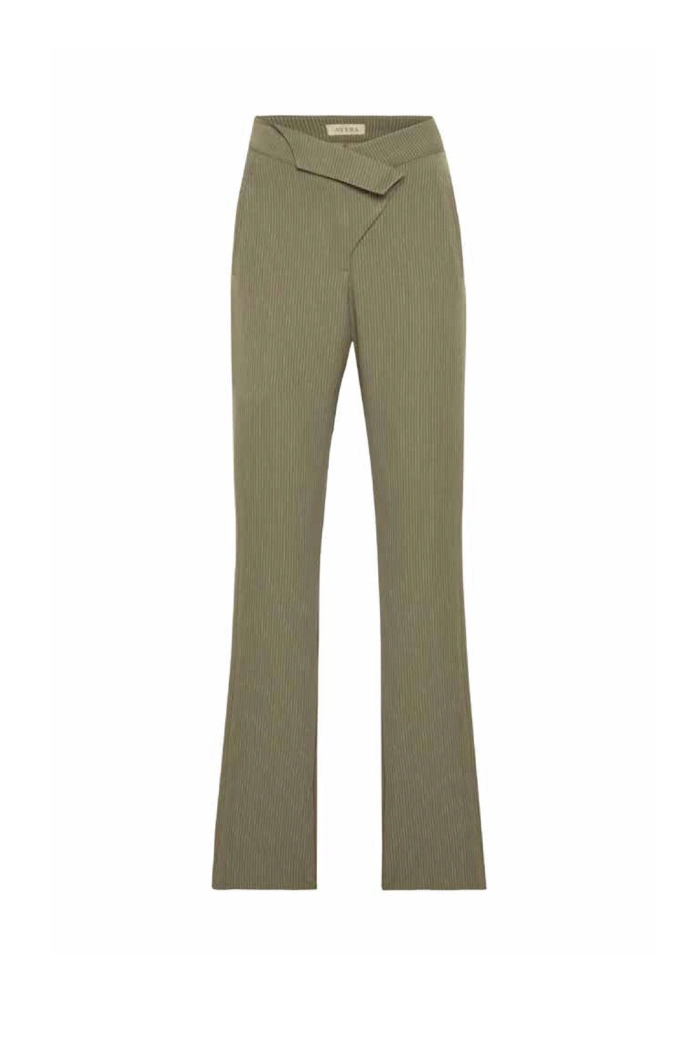 Riofegina Boru Paça Yeşil Pantolon
