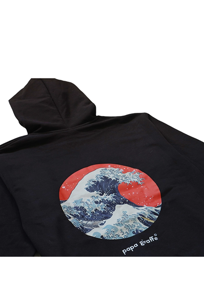Great Wave Pull Over Hoodie