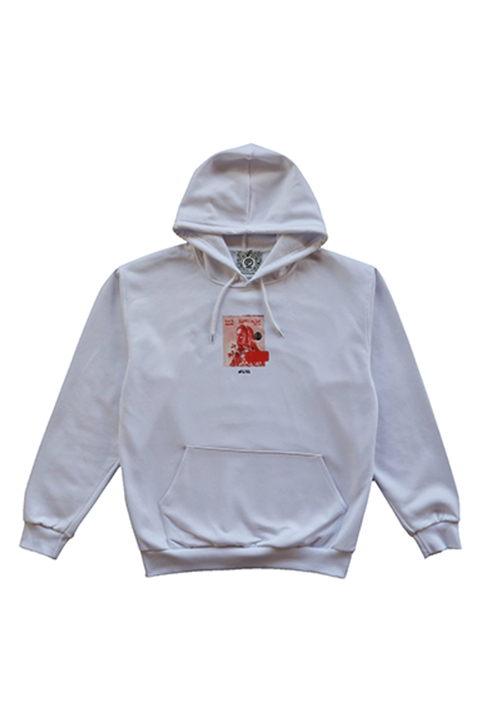 Stamped Pull Over Hoodie