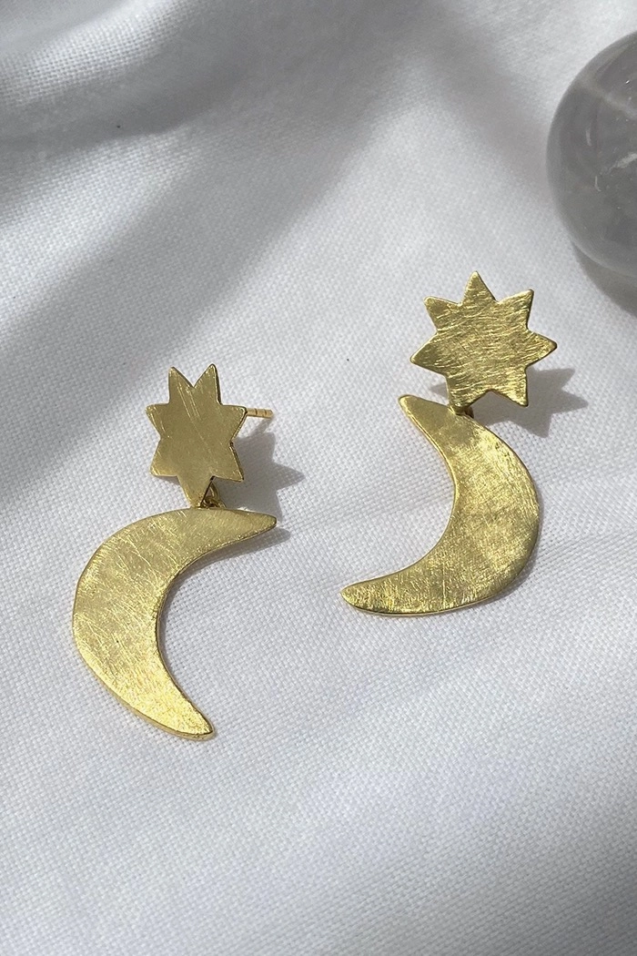 Star & Moon Küpe