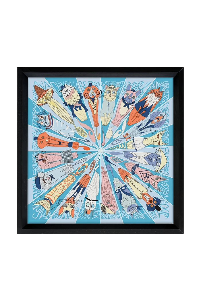True Friends Blue Fine Art Baskı