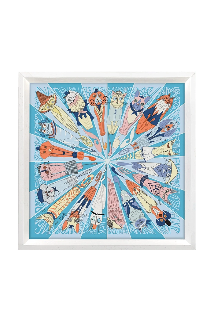 True Friends Blue Fine Art Baskı