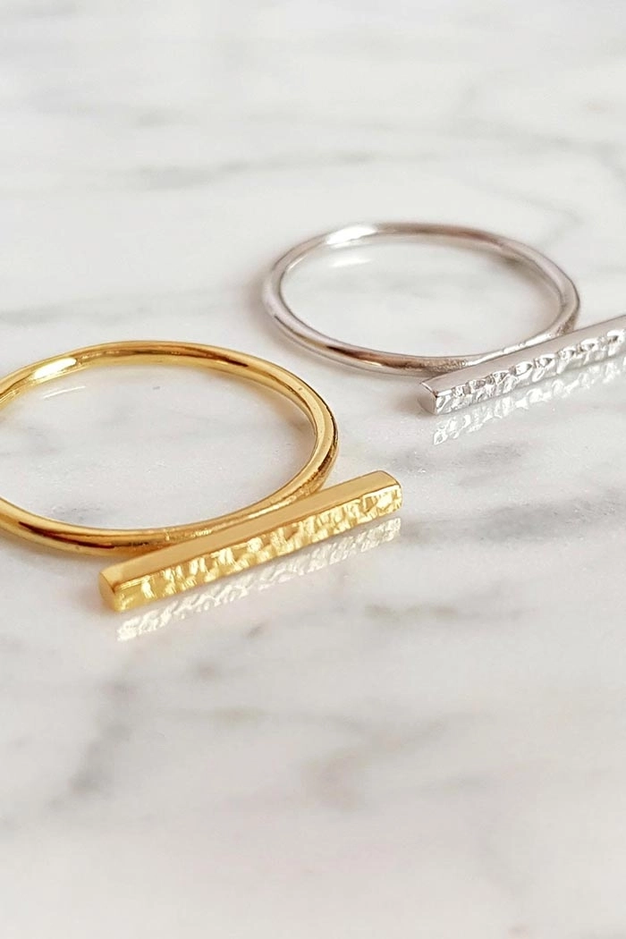 Line Gümüş Yüzük