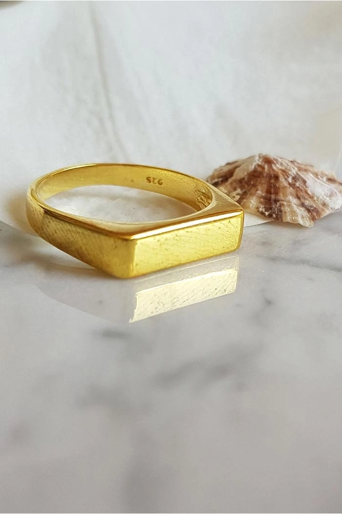 Rec Pinky Gold Yüzük