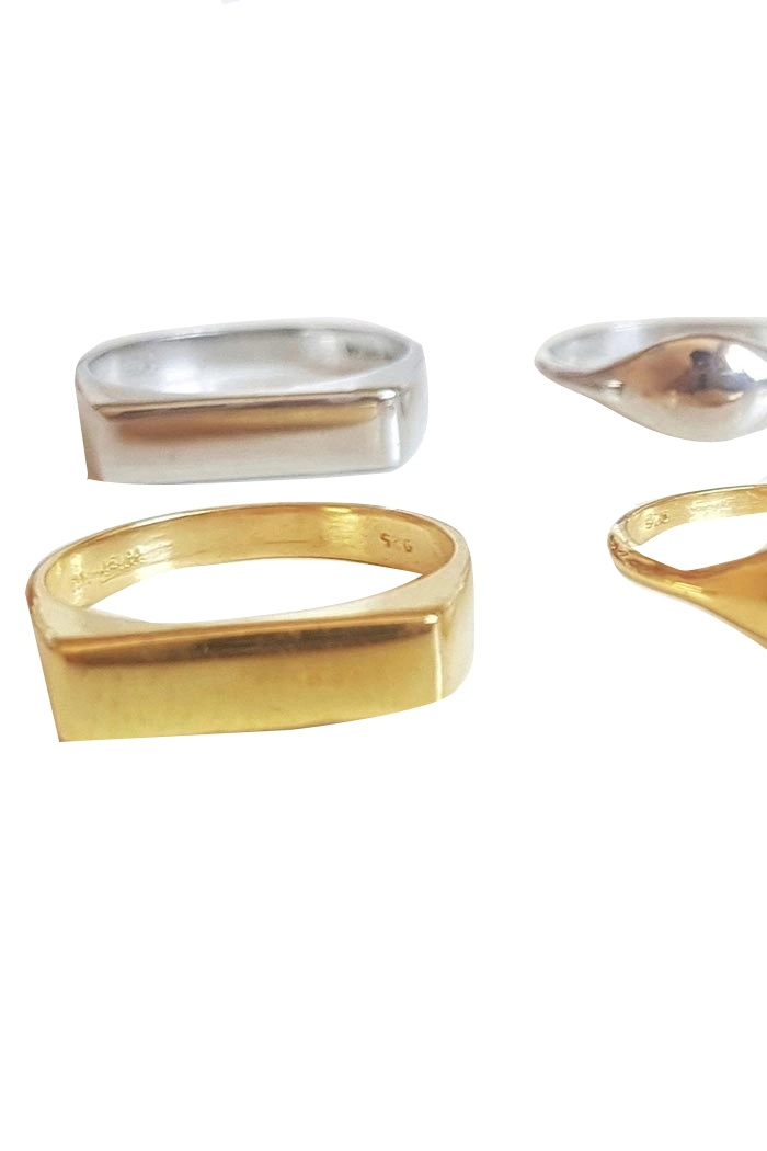 Rec Pinky Gümüş Yüzük