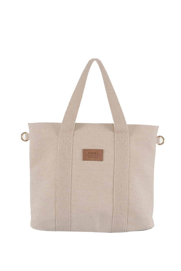 YAGA LARGE TOTE BAG -  KREM