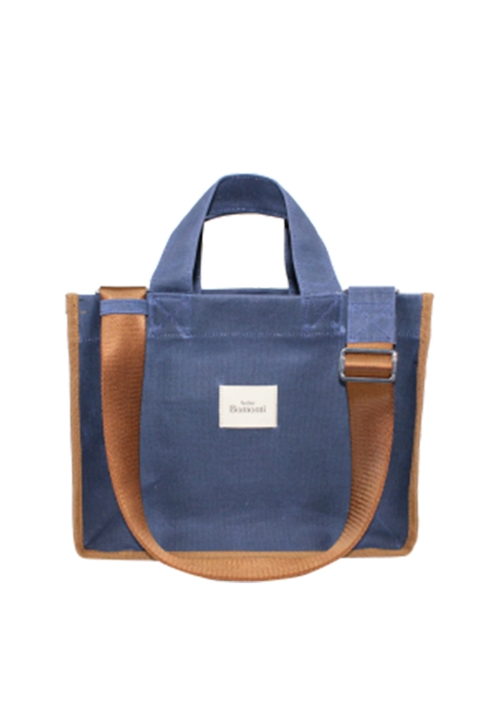 Hishi Rj Tote Bag Navy Mumlu Çanta