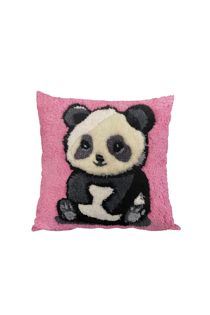 Panda Pembe Yastık