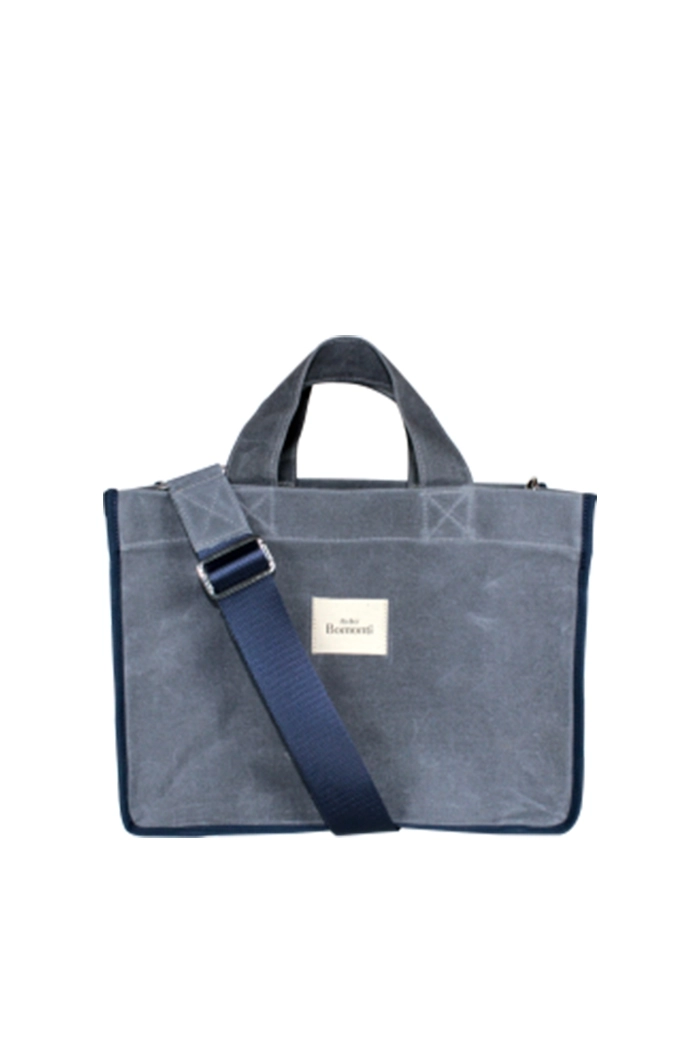 Hishi Rj Tote Bag Denim Lacivert