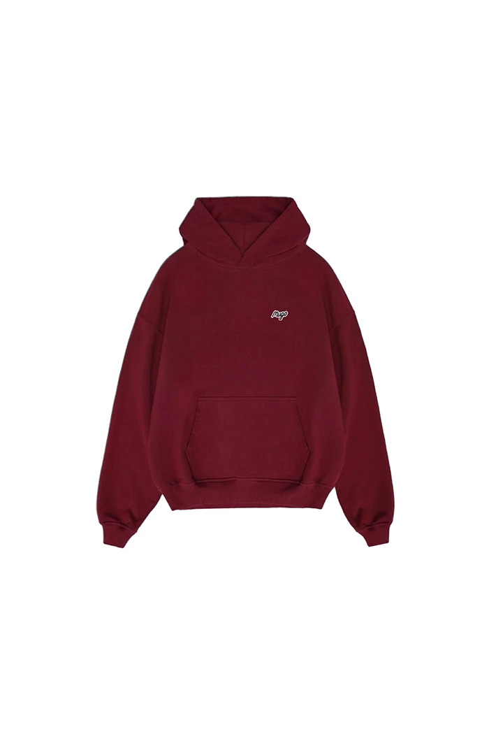 MUGO Bordo Basic Unisex Hoodie