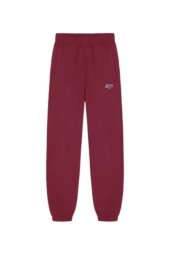 MUGO Basic Unisex Bordo Jogger Eşofman Altı