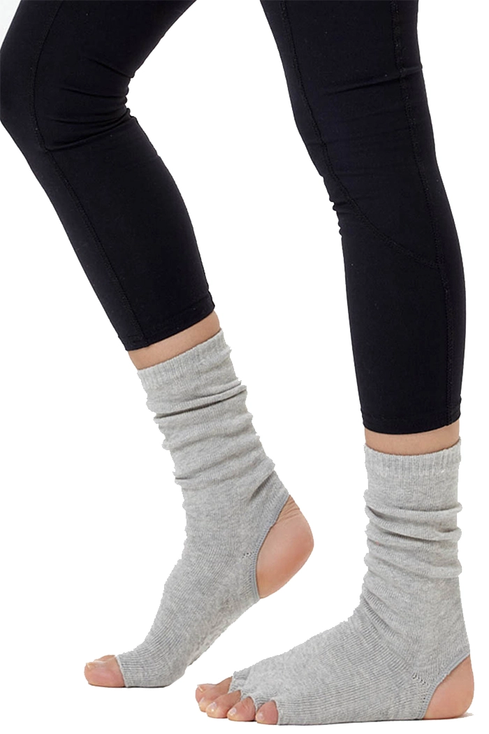Gri Bilekli Yoga & Pilates Çorabı