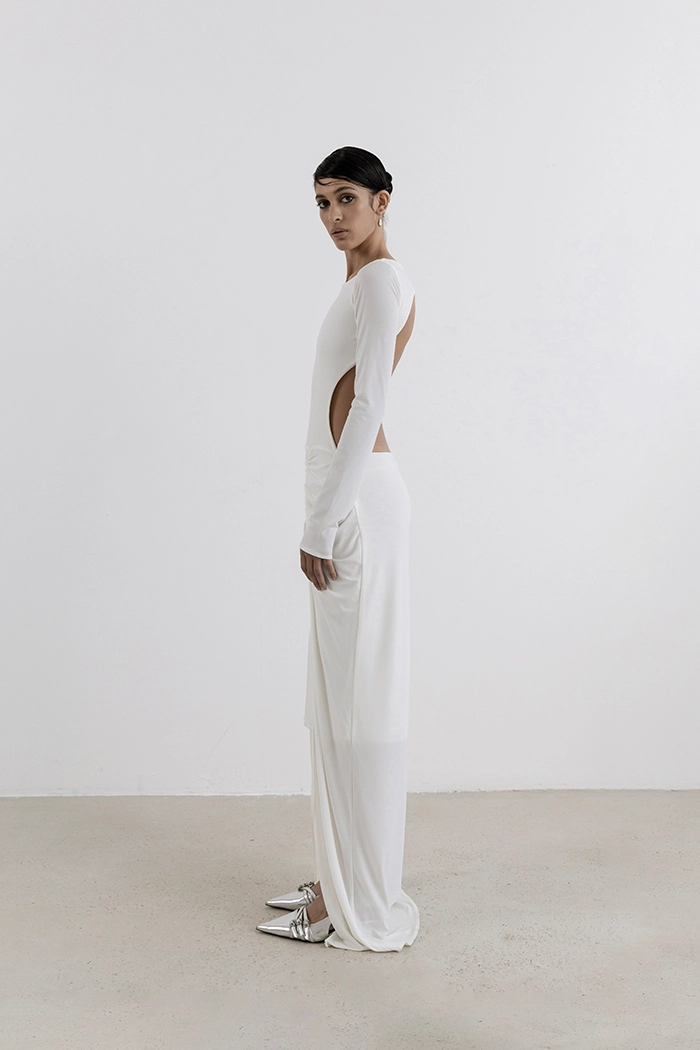 The Chemise  White Maxi Dress