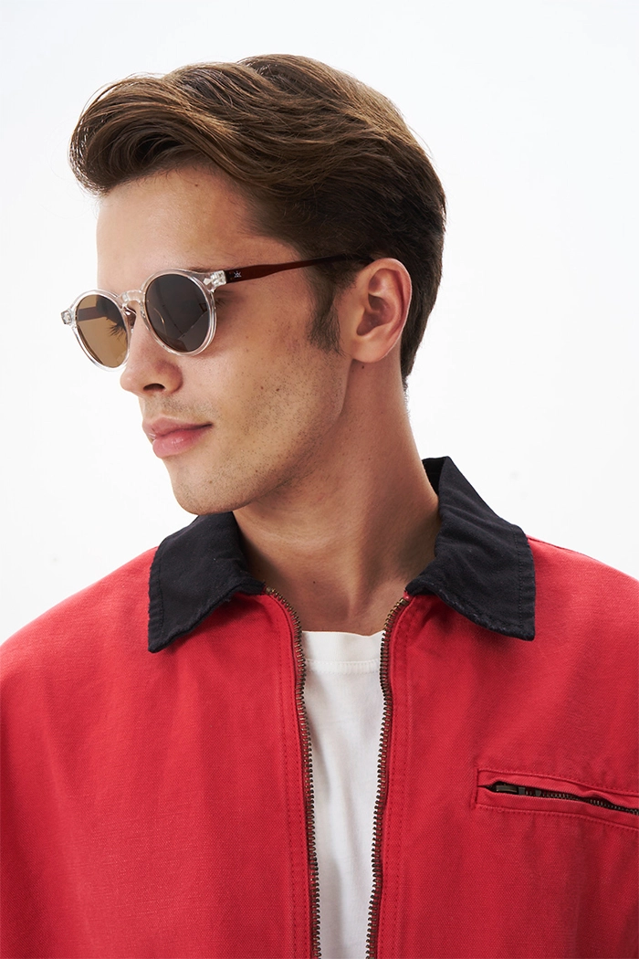 EOH1064 C55 ŞEFFAF KAHVERENGİ UNISEX GÜNEŞ GÖZLÜĞÜ