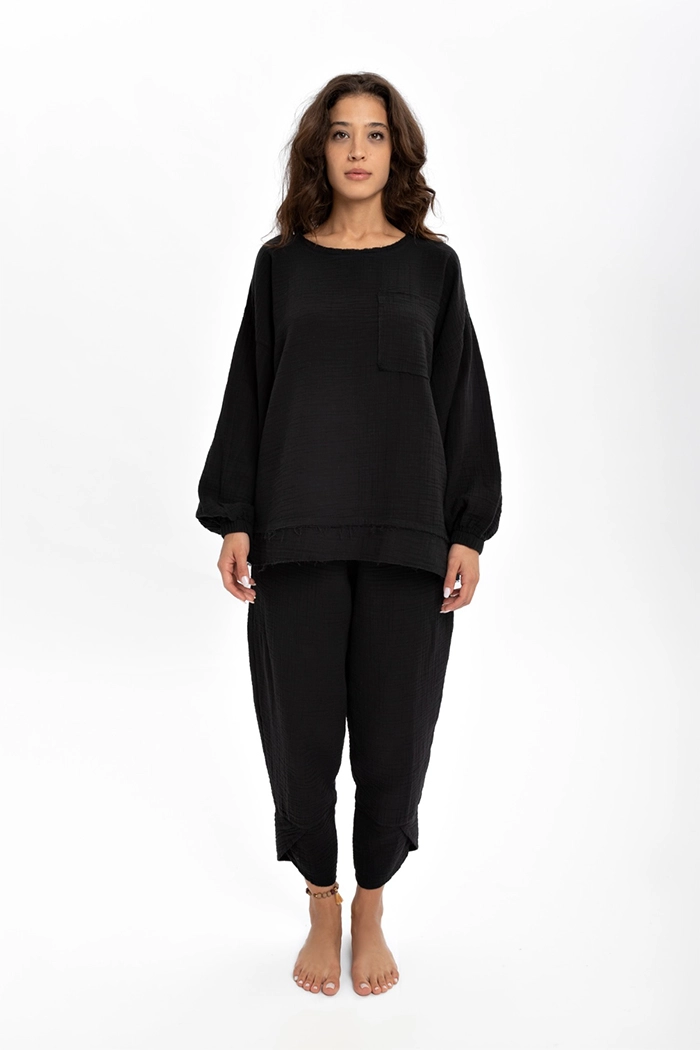 Holly Siyah Sweatshirt