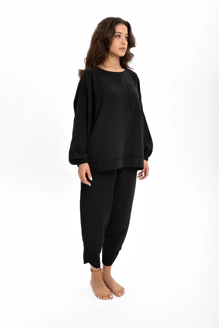 Holly Siyah Sweatshirt