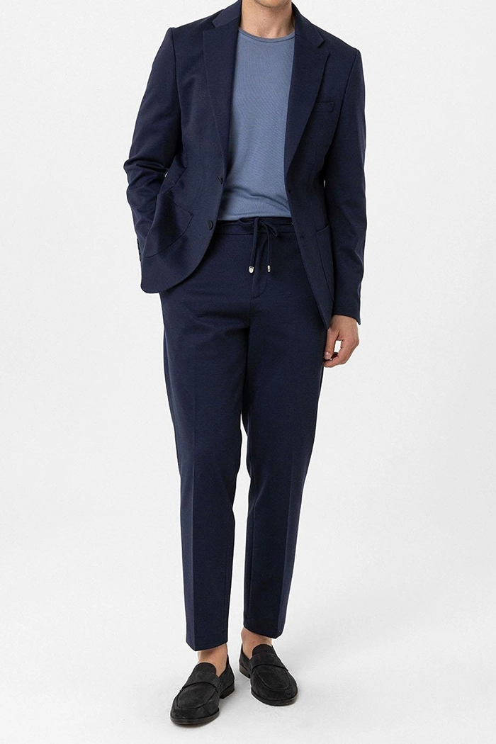 Lacivert Renk Slim Fit Erkek Ceket