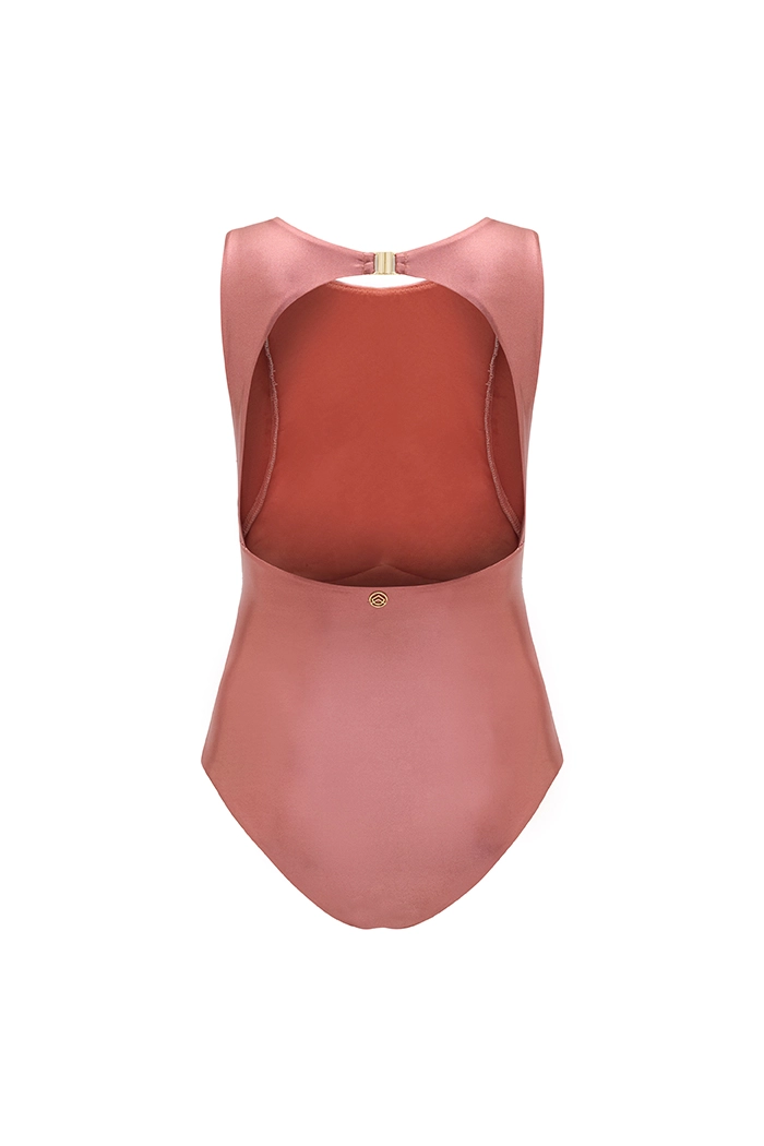 Elarionne Lumirose Shiny Halter Yüzücü Mayo