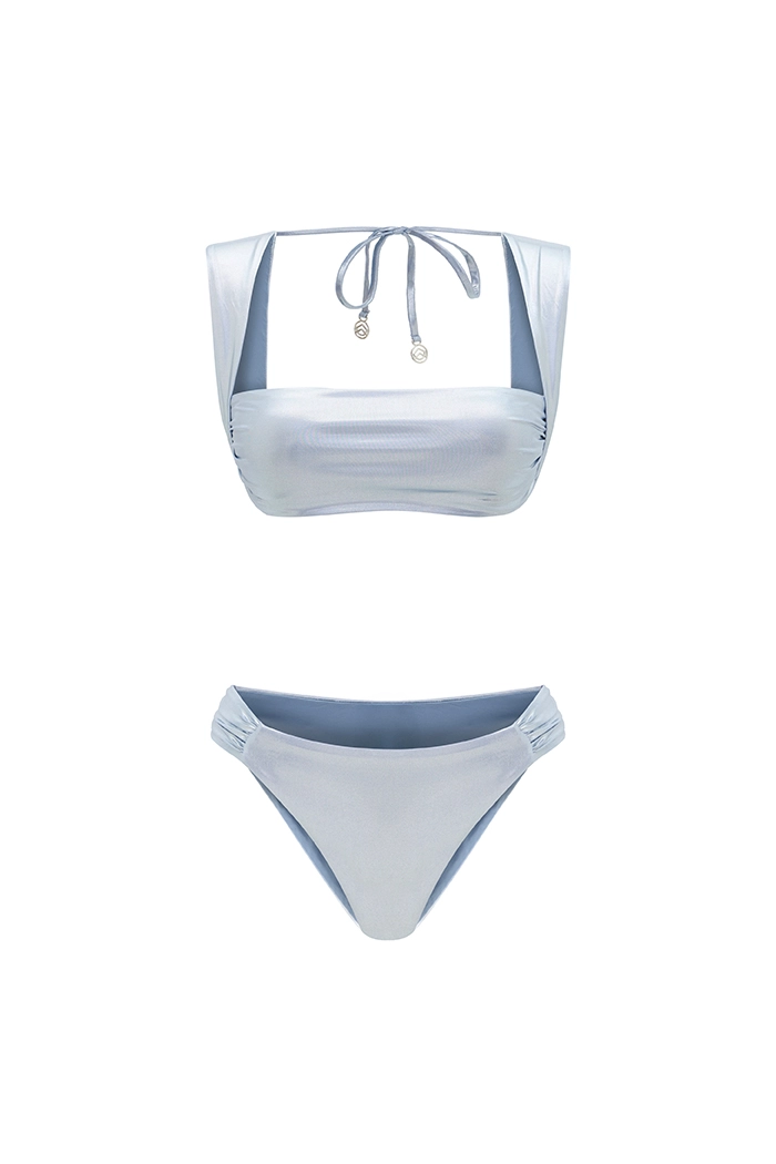 Altair Icy Breeze Blue Kalın Askılı Straplez Bikini Takımı