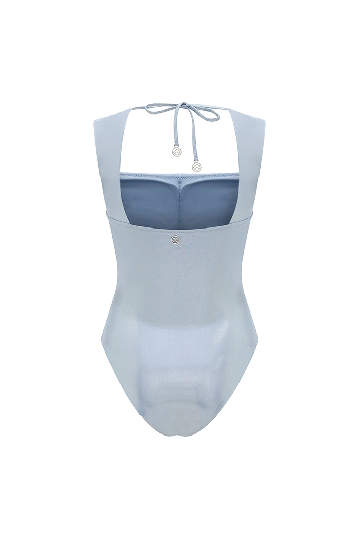 Lineva Icy Breeze Blue Kalın Askılı Straplez Mayo