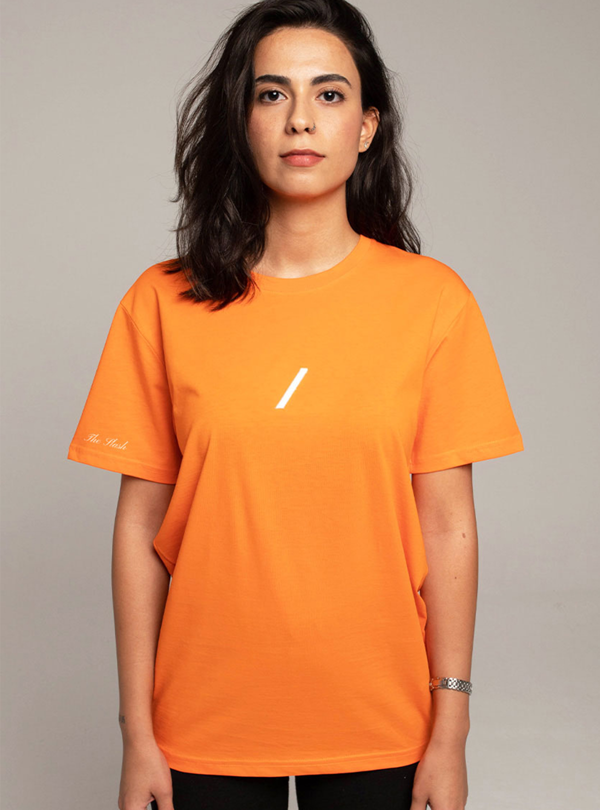 The Basic Collection Kadın - Tshirt Turuncu